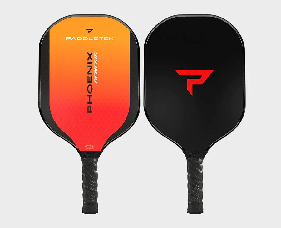 Have a paddle-strong game with Phoenix Genesis pickleball paddle. It has a durable finish, ultra cushion high tack performance, and original polycore interior.